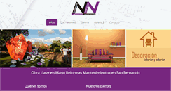 Desktop Screenshot of nnconstrucciones.com